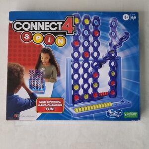 Hasbro Connect 4 Spin Game Features Spinning Connect 4 Game